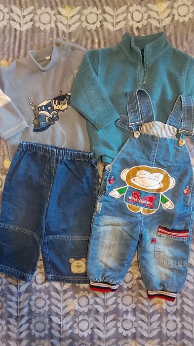 Лот одежды на рост 74-84, джинси