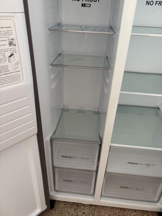 Frigorífico Americano Haier HSR3918FIMP – Side by Side – 515 L