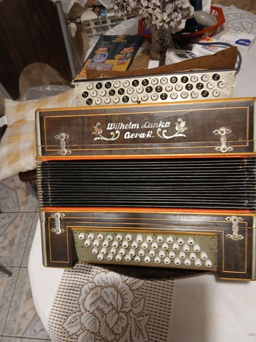 Akordeon guzikowy  Wilhelm Lanka Gera. R