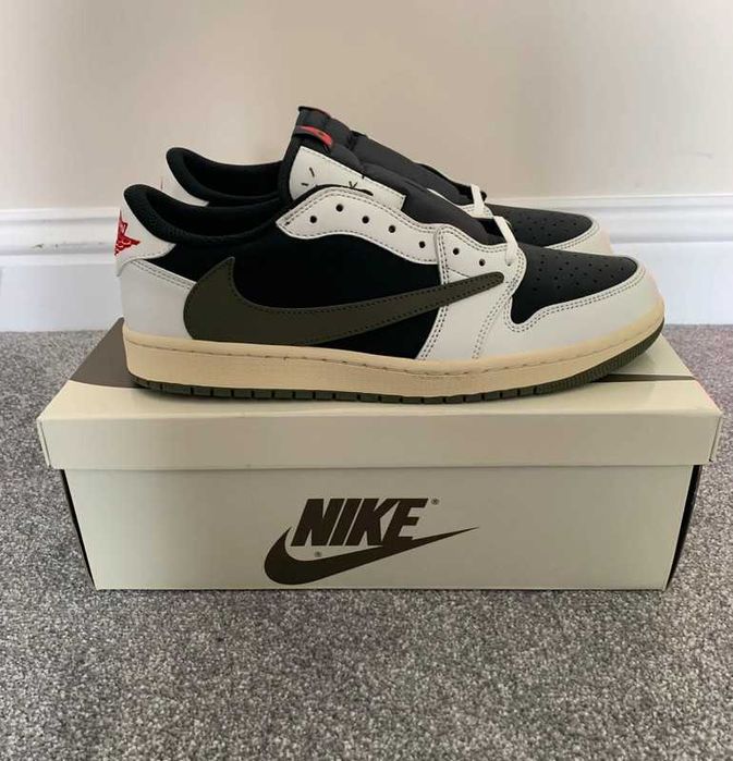 Jordan 1 Retro Low OG SP Travis Scott Olive R.42.5
