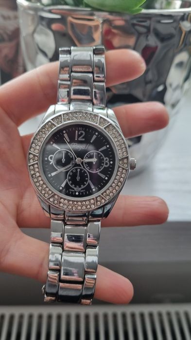 Szwedzki zegarek damski Regal stał nierdzewna