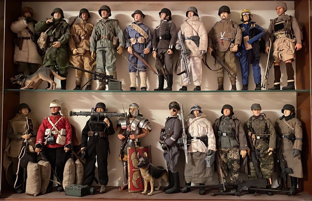 Colecção de 161 action figures Dragon DID 1/6