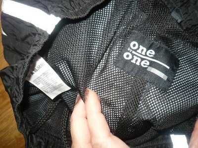 Штаны дождевики черные на 8 лет 128р. One by One