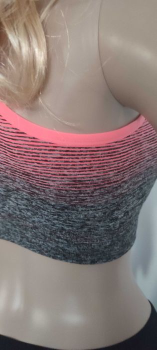 Biustonosz/TOP sportowy S/M miseczka B-C
