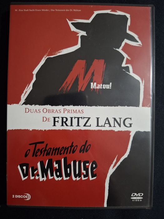 DVD Matou e O Testamento do Dr. Mabuse.