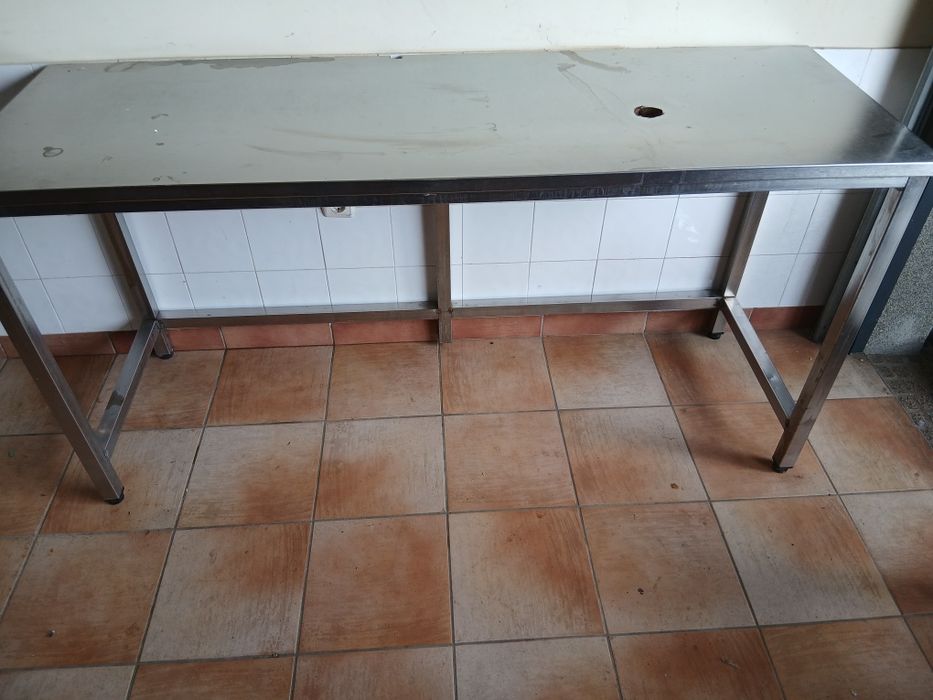 Vendo bancada inox