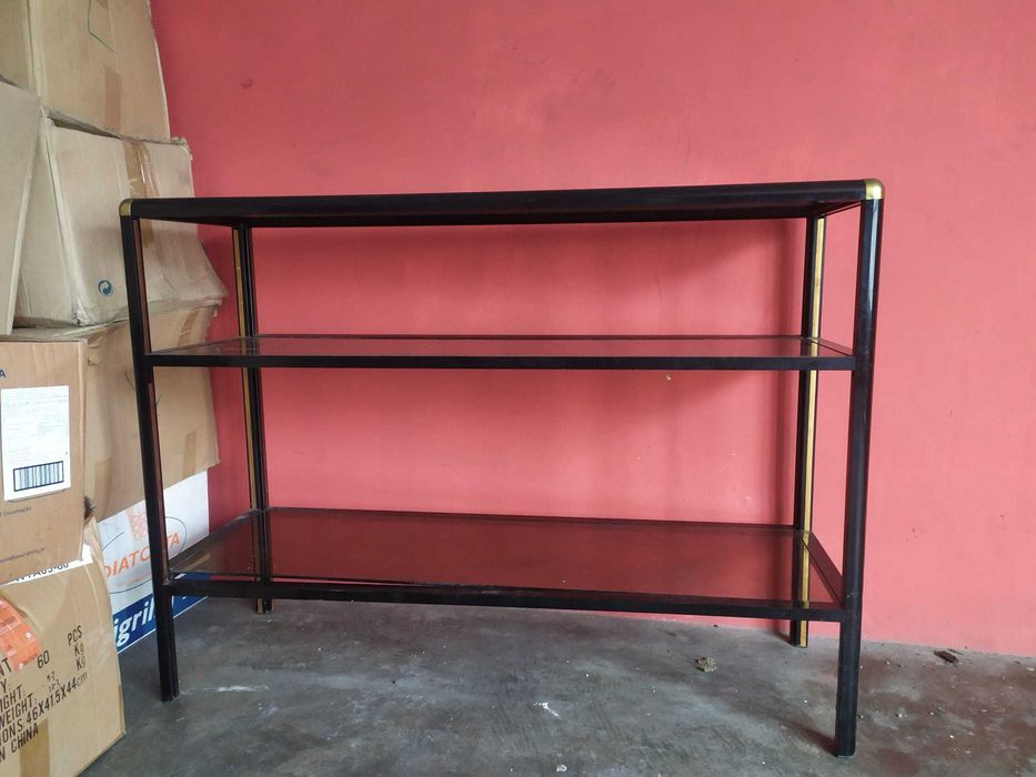 Mesa de vidro expositor