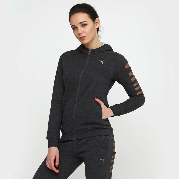 Толстовка жіноча PUMA оригінал XS худі кофта з капюшоном