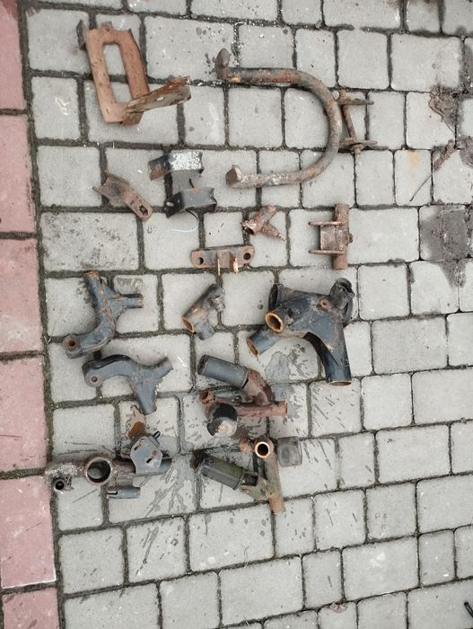 Рама мотоцикла МТ11 Днепр по кускам