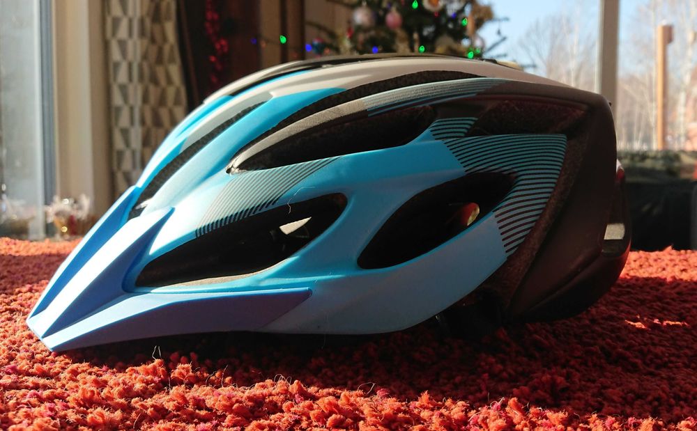Kask rowerowy LAZER Rox rozm. XL matt cyan NOWY