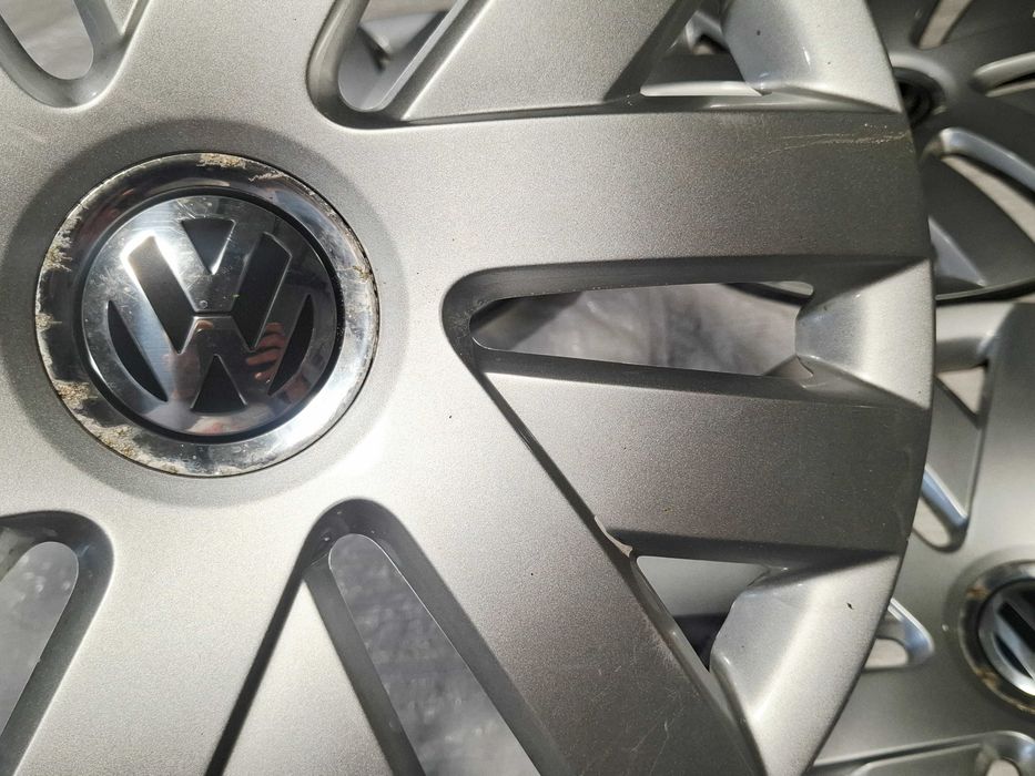 kołpaki oryginał oryginalne vw polo 5 v 6r0 6c0 2009-2017 rozmiar 15 cali 6r0601147c
