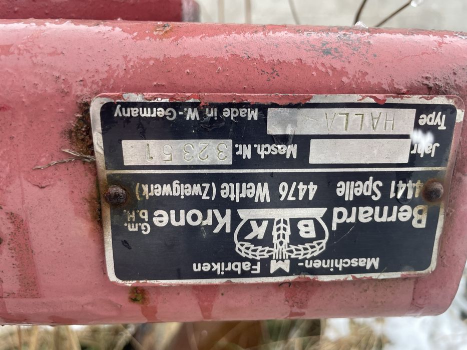 Płóg 3 skibowy obrotowy krone, obrót mechaniczny