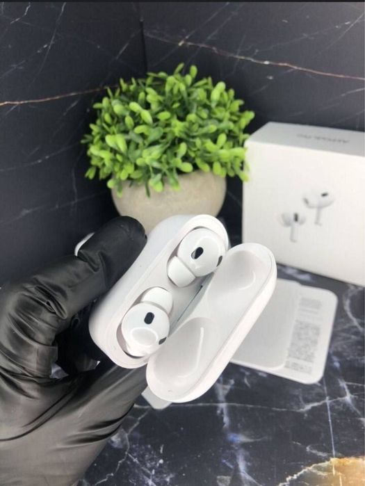 Airpods pro 2, шумоподав чіп airoha lux якість 1:1бездротові навушники