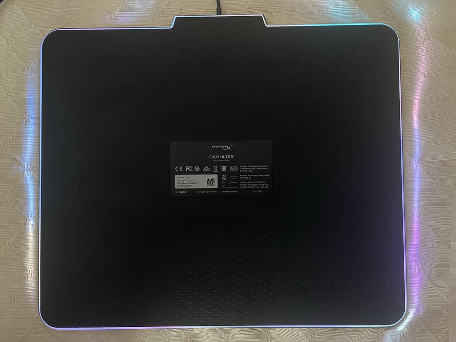 Tapete Rato HyperX Fury Ultra RGB