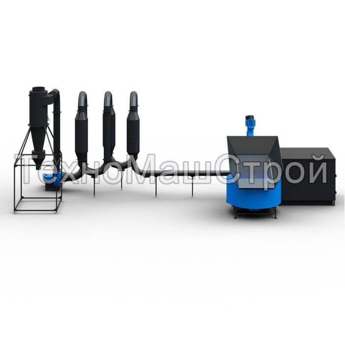 Сушка Аеродинамічна СА-400/600 для стружки, тирси та соломи