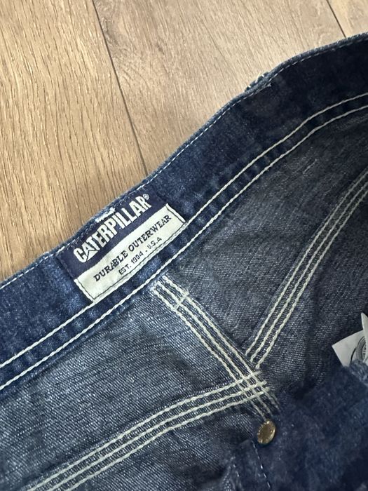 Spodnie cat catepillar bojowki jeans jeansowe kieszenie