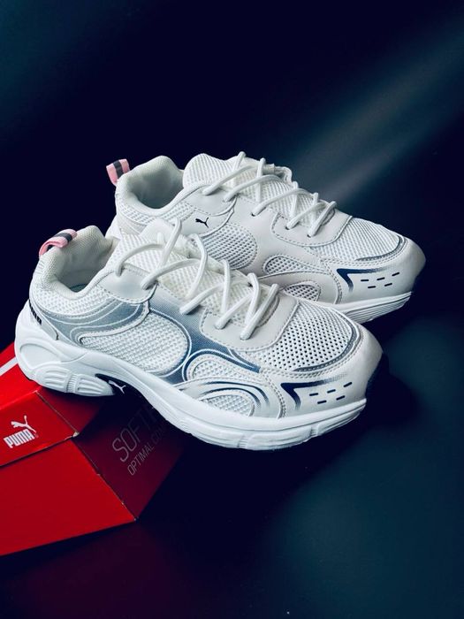 Женские кроссовки Puma демисезон / стильные кожаные кроссовки Puma