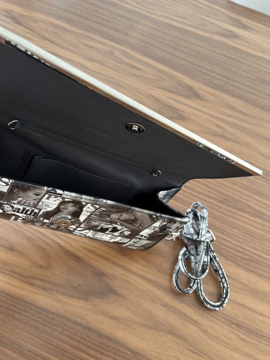 Mala/ Clutch com imagens pretas e brancas NOVA