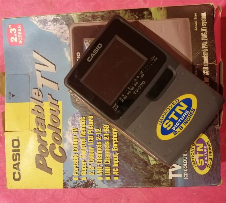 Tv portátil como nova