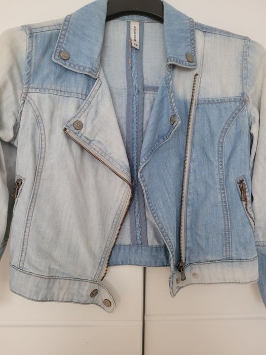 Kurtka jeansowa ramoneska Reserved jeans 34