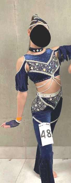 Profesjonalny strój do tańca DISCO roz,174 XS