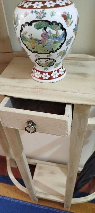 Bengaleiro Vintage com Espelho — apenas 23CM de profundidade