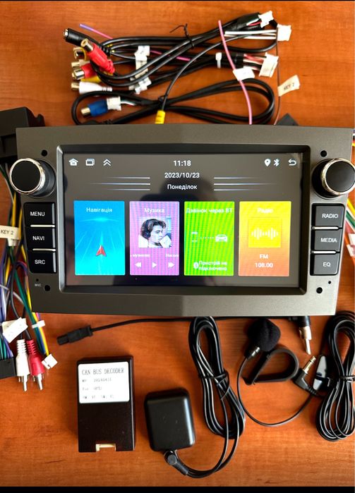 Магнітола Opel Astra Zafira Corsa Vivaro Vectra…2004-11 4/64 4/32 CarPlayAndroidauto