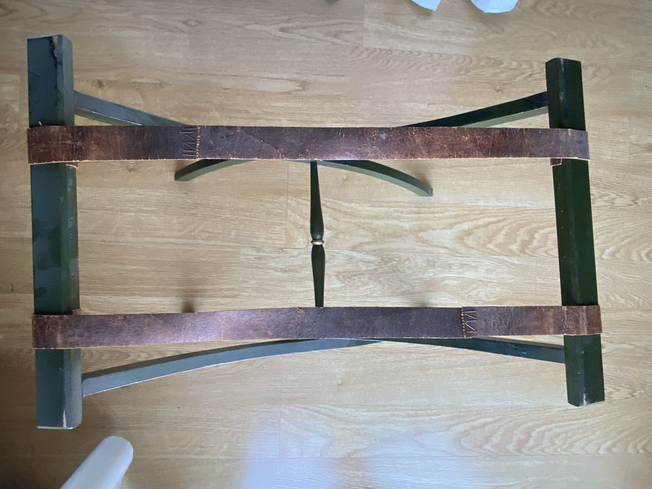 Mesa Tabuleiro com pés vintage pintada à mão