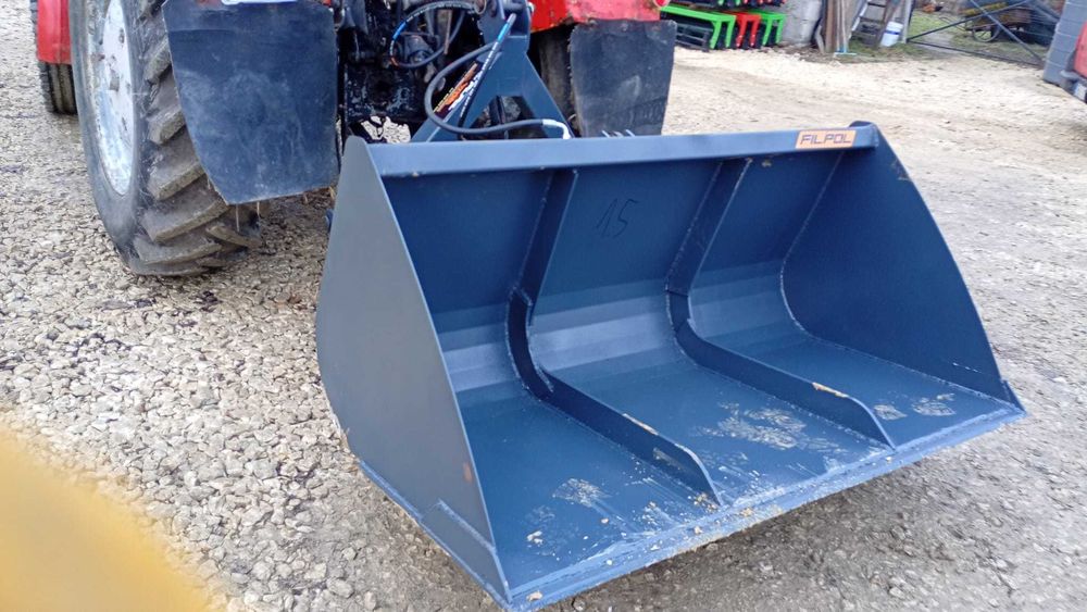 Łycha łyżka kiper na tył ciągnika z hydrauliką 1,2m 1,5m 2m 1,8 m