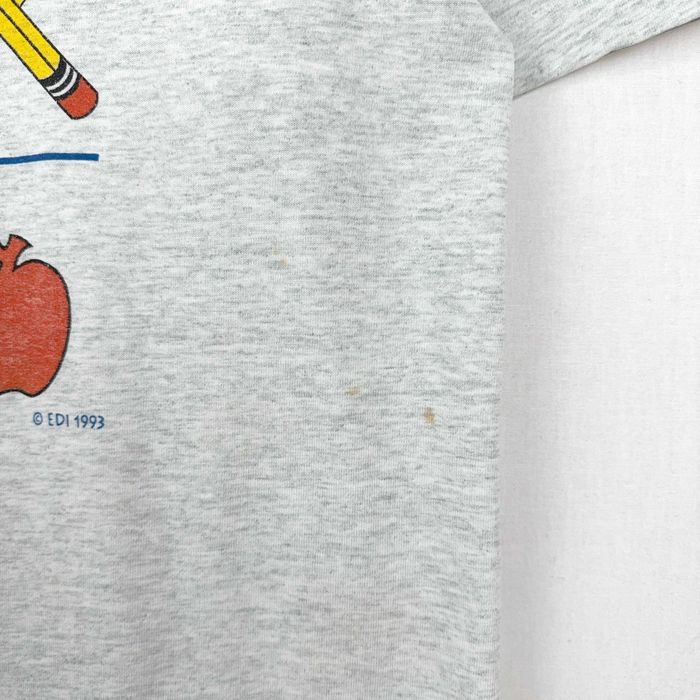 T-Shirt Vintage Single-Stitch Fruit of the Loom Cinza L
