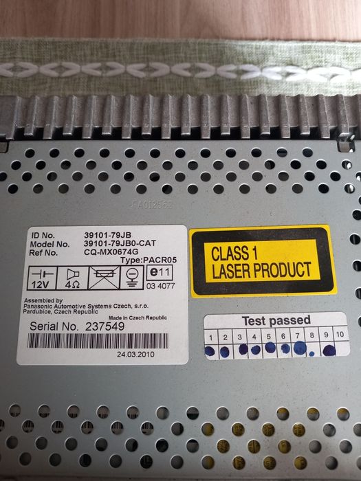 Oryginalne radio do suzuki SX4