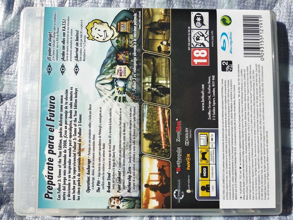 Fallout 3 Game of the Year Edition PS3 + Official Game Guide64283956169857123