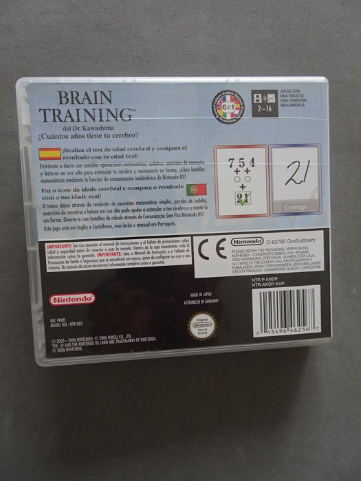 Jogo para a Nintendo DS - Brain Training