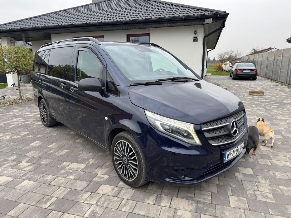 Mercedes-Benz Vito Salon Polska 2-wł Nowe tarcze klocki gotowy do Jazdy 8-osobwy