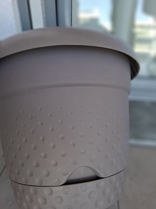 Vaso decorativo castanho