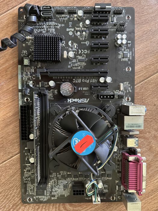 Материнская плата Asrock H 81 , H 110 Pro BTC +