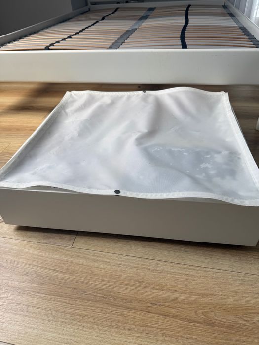 Łóżko NESTTUN 140x200 rama + stelaż + pojemniki