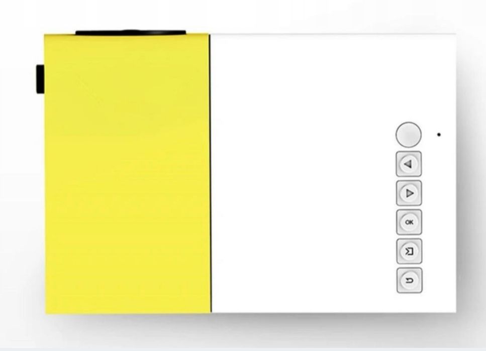 przenośny projektor LED HD HDMI Multimedia Player kino domowe