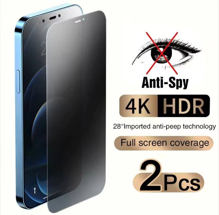 Захисне скло для iPhone 14 Pro Max anti-spy