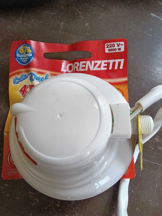 Chuveiro Elétrico Novo Lorenzetti + acessórios