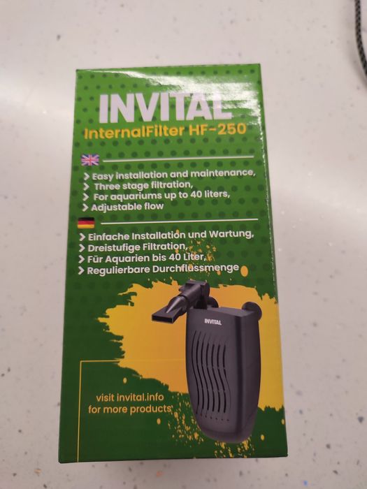 Pompka akwariowa filtr invital z ceramiką
