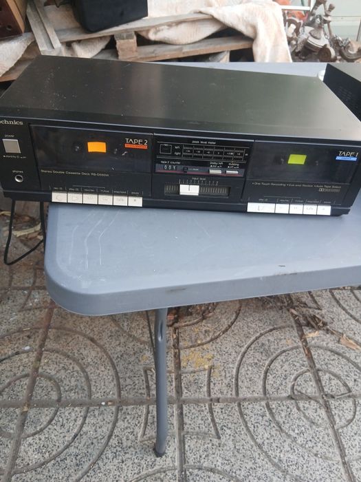 Technics Leitor de cassetes duplo RS D 550W