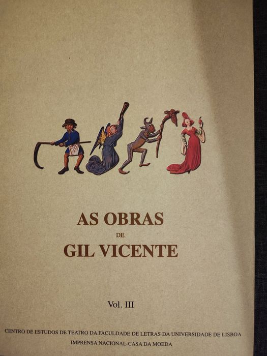 As obras de Gil Vicente (fac símile) vol III