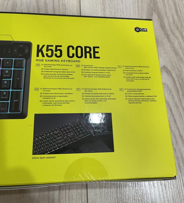 Ігрова клавіатура Corsair k55 Core RGB