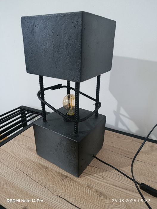Світильник з бетону,лофт.