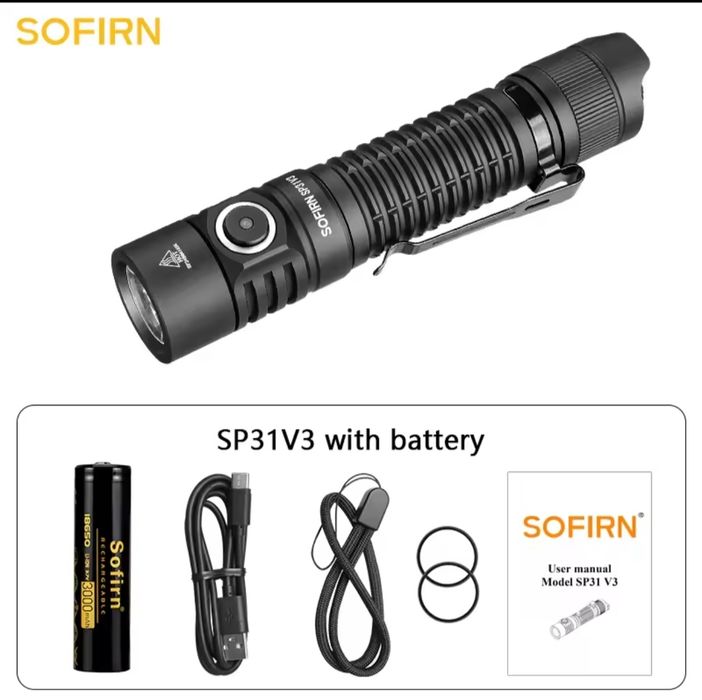 Ліхтарі Sofirn H25L, H25LR, SP40, SP31 V3
