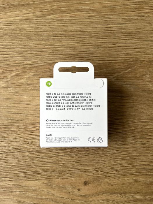 Оригінальний Кабель Аудіо Apple USB-C to 3.5 mm Audio Cable (1.2 m)