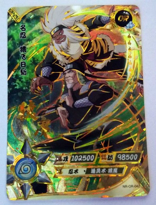 Karta Naruto TCG Kayou Hiruzen Sarutobi NR-OR-042
