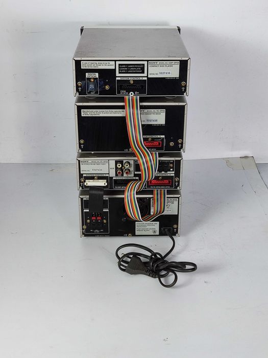 Mini wieża SONY Wzmacniacz CD KASETA TUNER RADIO deck TA SP 55 2x25W