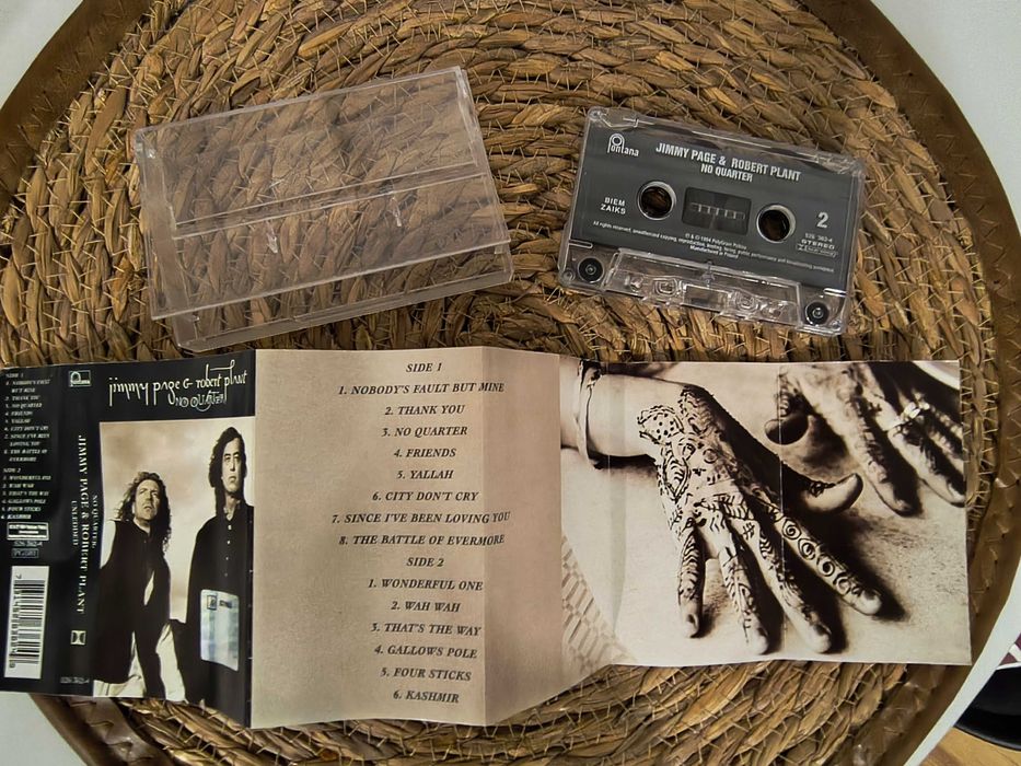 Orginalna kaseta R.Plant & J.Page - No Quarter